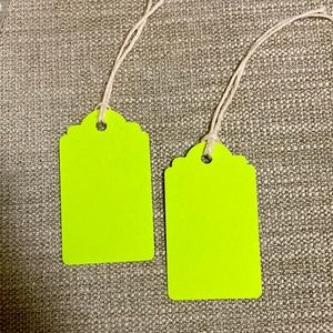 💚 Bright Green Tags 💚